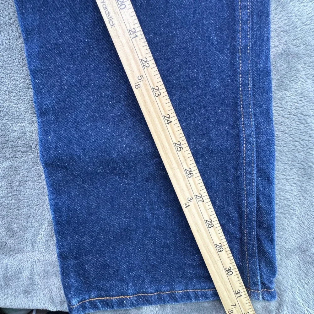 Vintage Rustler Jeans Relaxed Fit Straight Leg‎ Dark Wash Denim Pants Mens 36x32
